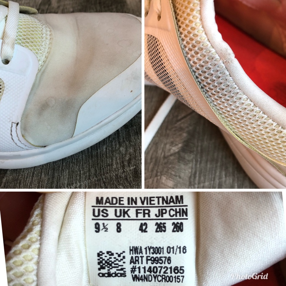 Adidas Cloudfoam Off White Sneakers, size 9.5 US - Picture 8 of 8